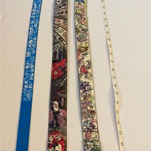 Graphic Design Belts Set. Medium